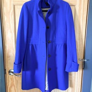 J. Crew Lady Day Royal Blue Women's Coat